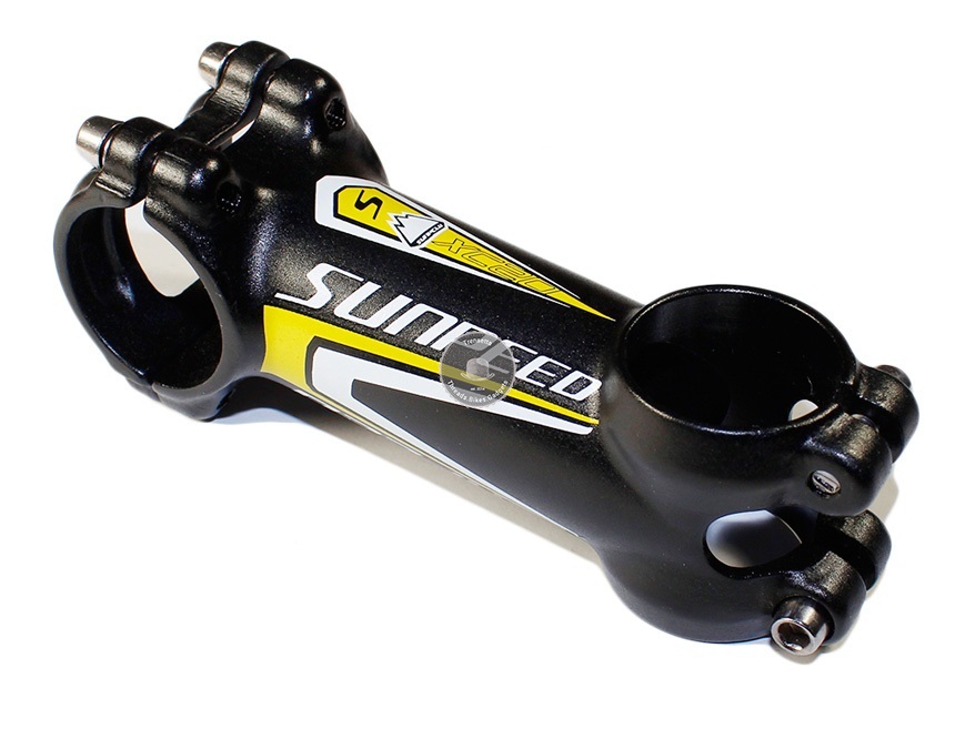 yellow mtb stem